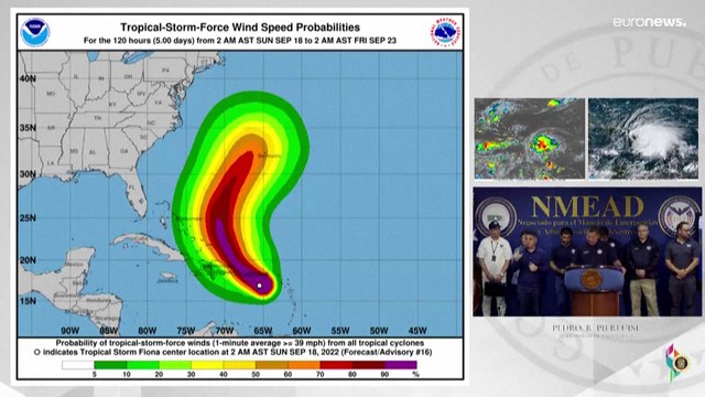 Inundaciones catastróficas y apagón general en Puerto Rico por el huracán Fiona