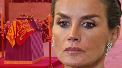  El gesto de Letizia del que  todos hablan: Nueva polémica en pleno funeral de Isabel II