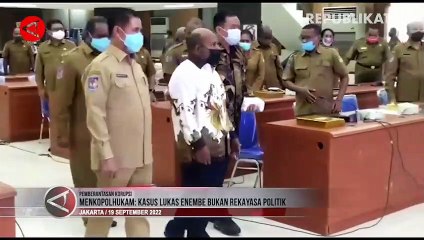 Mahfud MD Tegaskan Kasus Lukas Enembe Bukan Rekayasa Politik