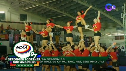 NCAA Season 98 | AU, EAC, MU, SBU, JRU Pep Rallies | Game On (Sept. 13)