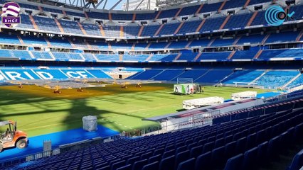 El Real Madrid se vuelca para salvar el césped del Bernabéu