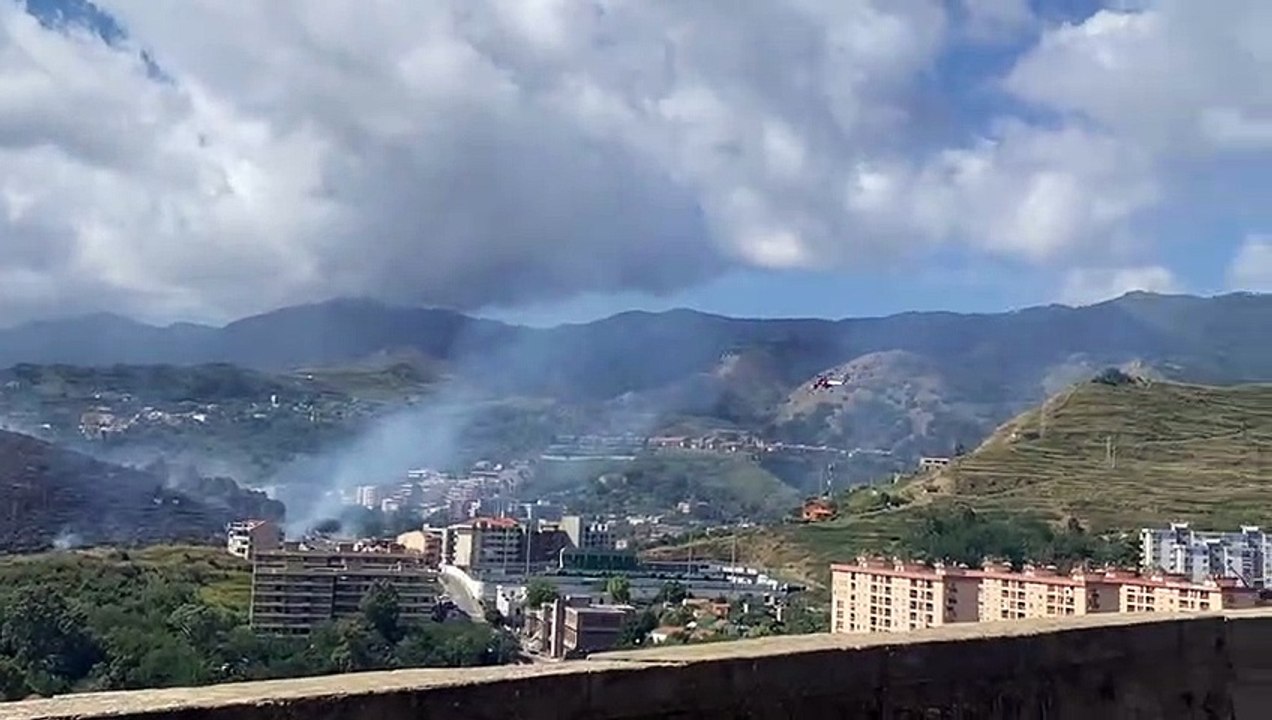 Messina, incendio Camaro