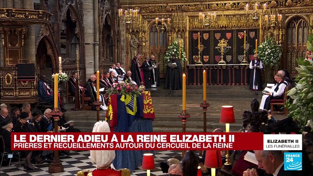 Funérailles d'Elizabeth II : prières autour du cercueil de la reine