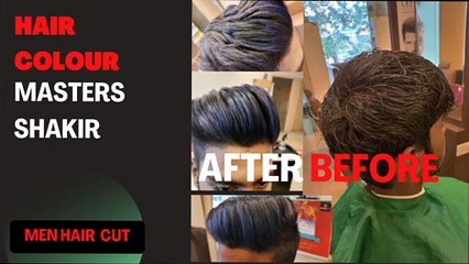men hair cut And hair colour full video coming soon