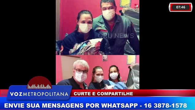 CASAL SE ENCONTRA EM OCORRÊNCIA E AJUDAM JOVEM A DAR À LUZ A UMA CRIANÇA EM RIBEIRÃO PRETO