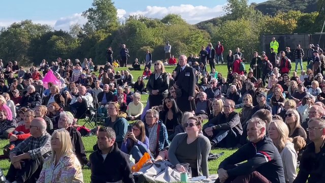 The Queens Funeral: Edinburgh turns out to pay respects to The Queen