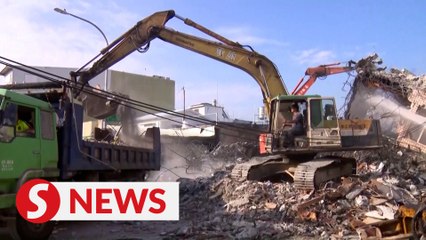 Cleanup work begun in quake-hit Hualien county