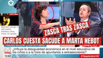 ¡Zasca tras zasca! Carlos Cuesta sacude a Marta Nebot en DIRECTO: ¡Por amor de Dios!