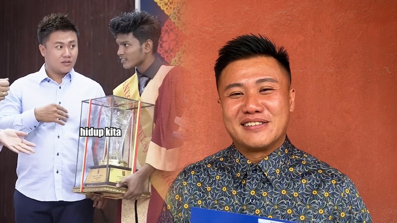 Pemurah betul Boss James! Dah jadi pakar motivasi di sekolah, siap bagi sumbangan lagi