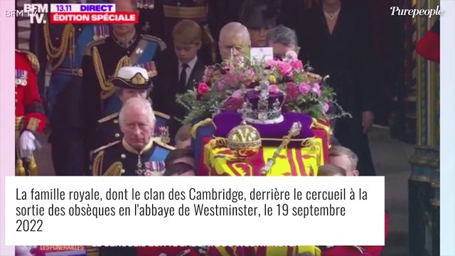 George et Charlotte : Ce geste bouleversant passé inaperçu aux funérailles d'Elizabeth II