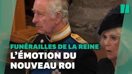 L'émotion de Charles III lors du « God Save the King » qui a clôturé les funérailles