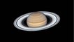 Saturn left with a tilt after its own moon crashed into it