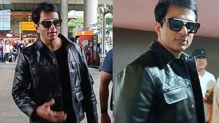 Скачать видео: Sonu Sood Airport पर Media के साथ Funny बातचीत का Video Viral, आपके बिना तो | Boldsky *Entertainment