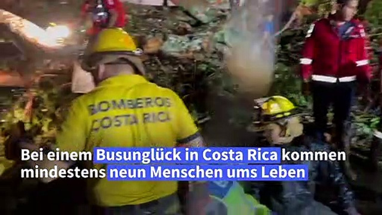 Mehrere Tote nach Erdrutsch in Costa Rica