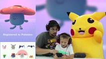 POKEMON GO! Got 18 New Creatures w_ Pikachu & FGTEEV Family (Part 12 Massive Evolving Gameplay)