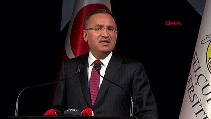 KONYA Bakan Bozdağ: Herkes, orasından burasından çeke çeke adaletin başı belada