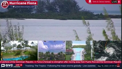 Hurricane Fiona now heading for Turks and Caicos