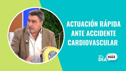Adolfo Albistur vuelve al plató de Un Día Más para concienciar sobre la importancia de actuar rápido ante un accidente cardiovascular