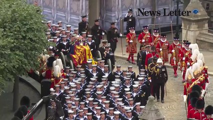 Queen's funeral procession -1
