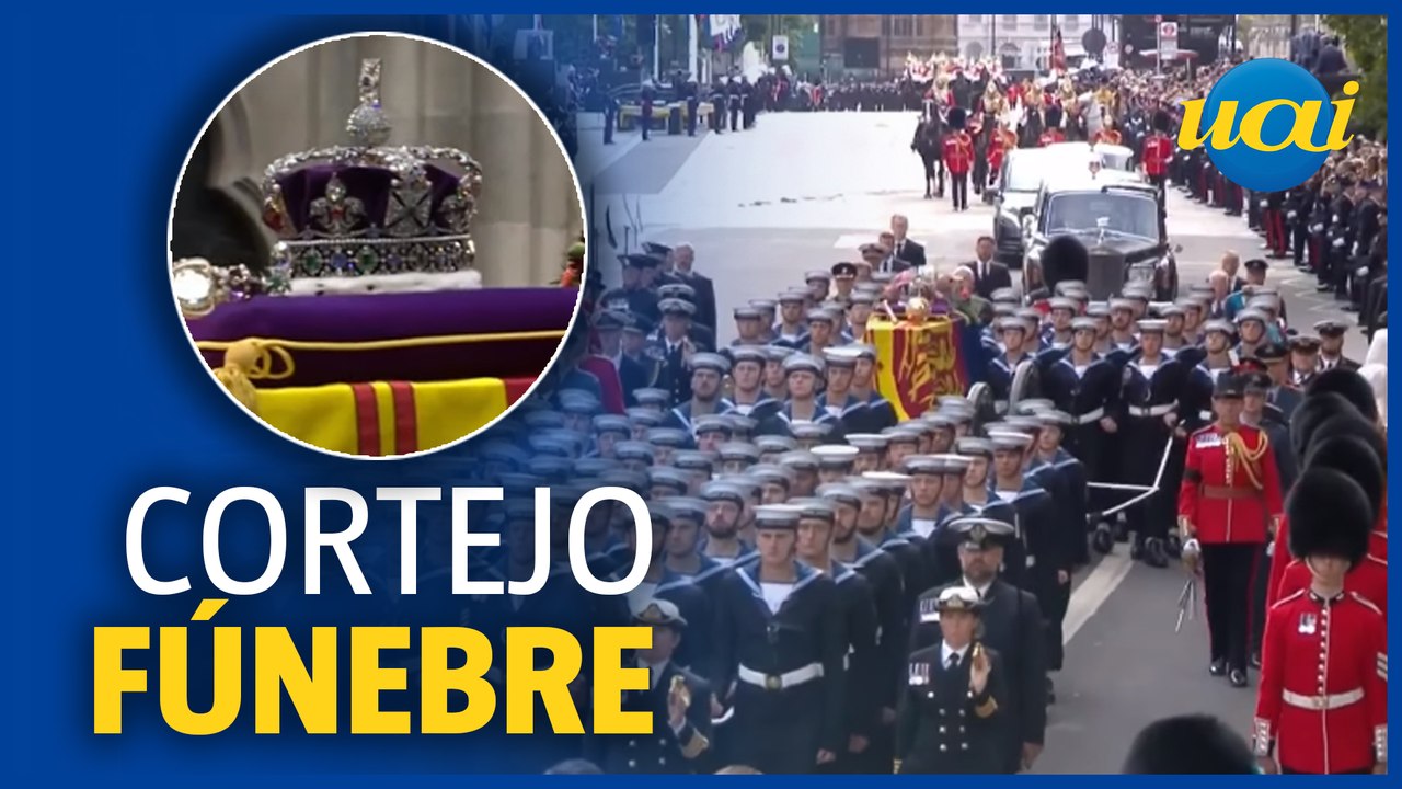 Cortejo fúnebre da rainha Elizabeth II em Londres