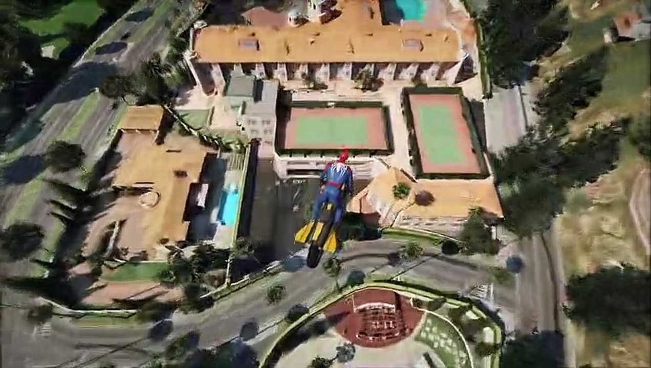 GTA V- Spiderman Jumping off Highest Buildings with Motorcycle Ep 2 (Euphoria Physics-Ragdolls)