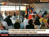 Alcaldía de Libertador establece cronograma para consolidar sistema económico tributario en Carabobo
