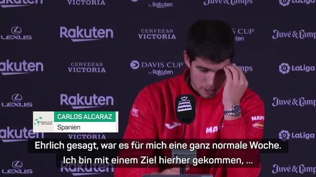 Alcaraz: Als Nummer eins zu spielen ist “einfacher”