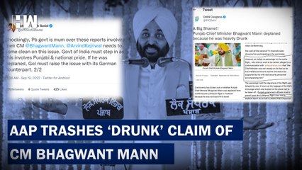 Drunk Bhagwant Mann Delayed Flight, Say Some Parties; Wrong, Says AAP| Punjab| Frankfurt| Lufthansa