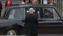 Princess of Wales arrives at the Queen’s funeral with Prince George and Princess Charlotte