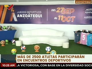 2.500 atletas de 17 disciplinas se disputarán en los Juegos Juveniles Deportivos Anzoátegui 2022