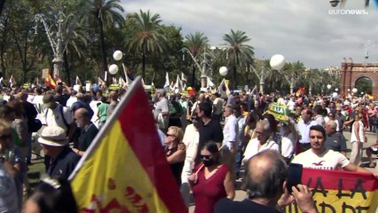 Марш в защиту испанского языка в Каталонии