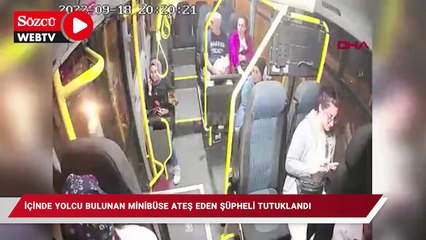 İçinde yolcu bulunan minibüse ateş eden şüpheli tutuklandı
