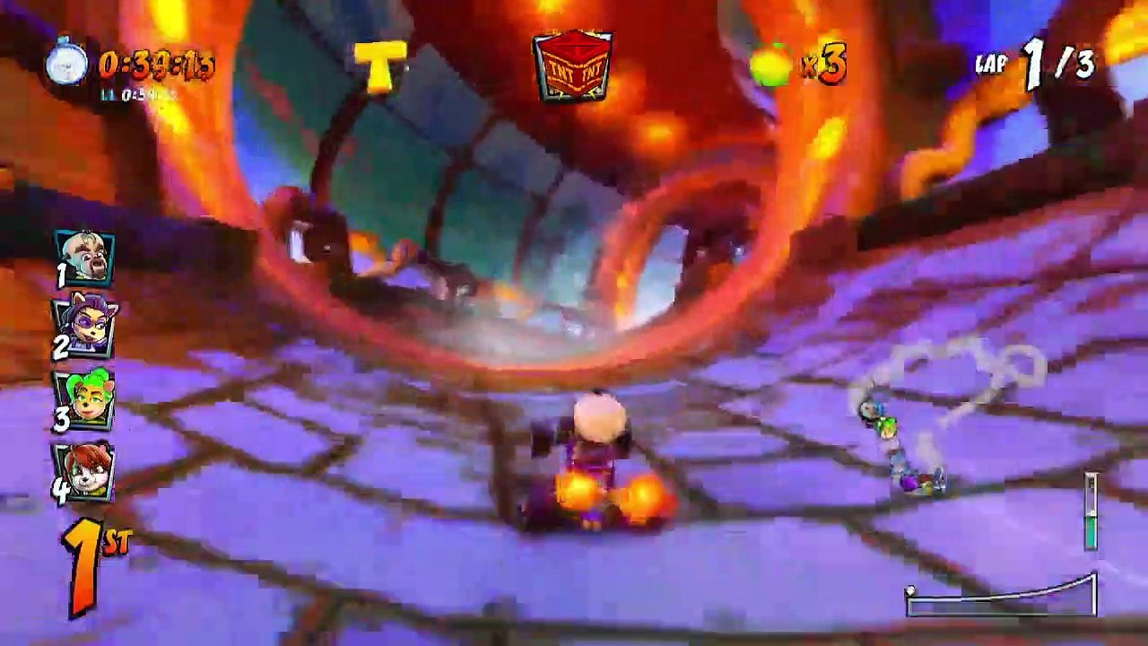 Barin Ruins CTR Challenge Gameplay - Crash Team Racing Nitro-Fueled