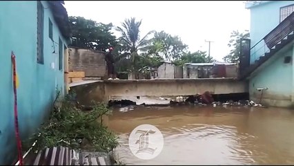 Estado de la cañada la "Malanga", en Manoguayabo