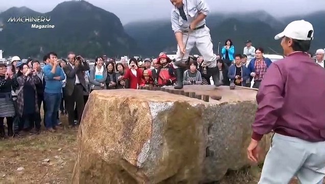 Amazing Fastest Stone Splitting Technique - Incredible Modern Marble Mining Heavy Equipment Machines