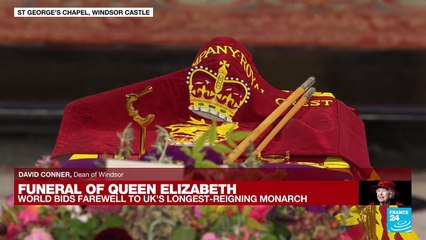 Queen Elizabeth II's coffin lowered into Royal Vault