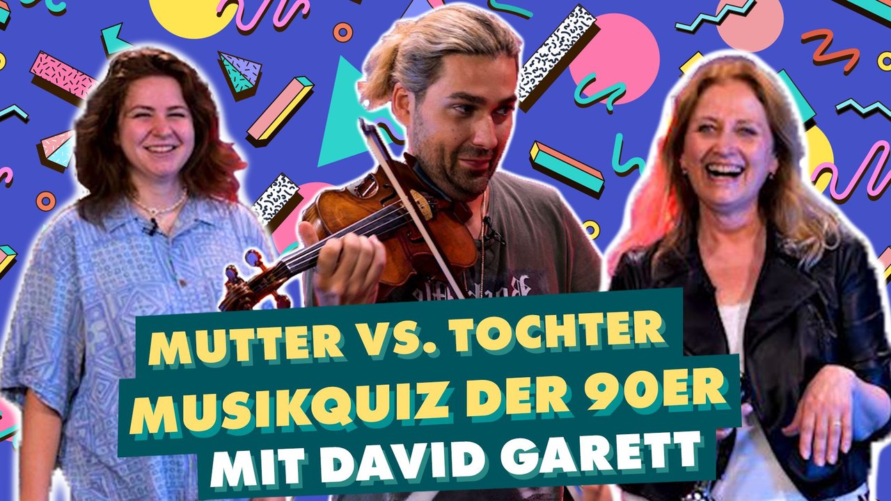 Mutter vs. Tochter - Das große 90er Quiz mit David Garrett