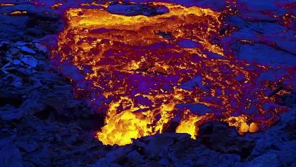 Relaxing Lava Sounds - Stay Calm and Enjoy