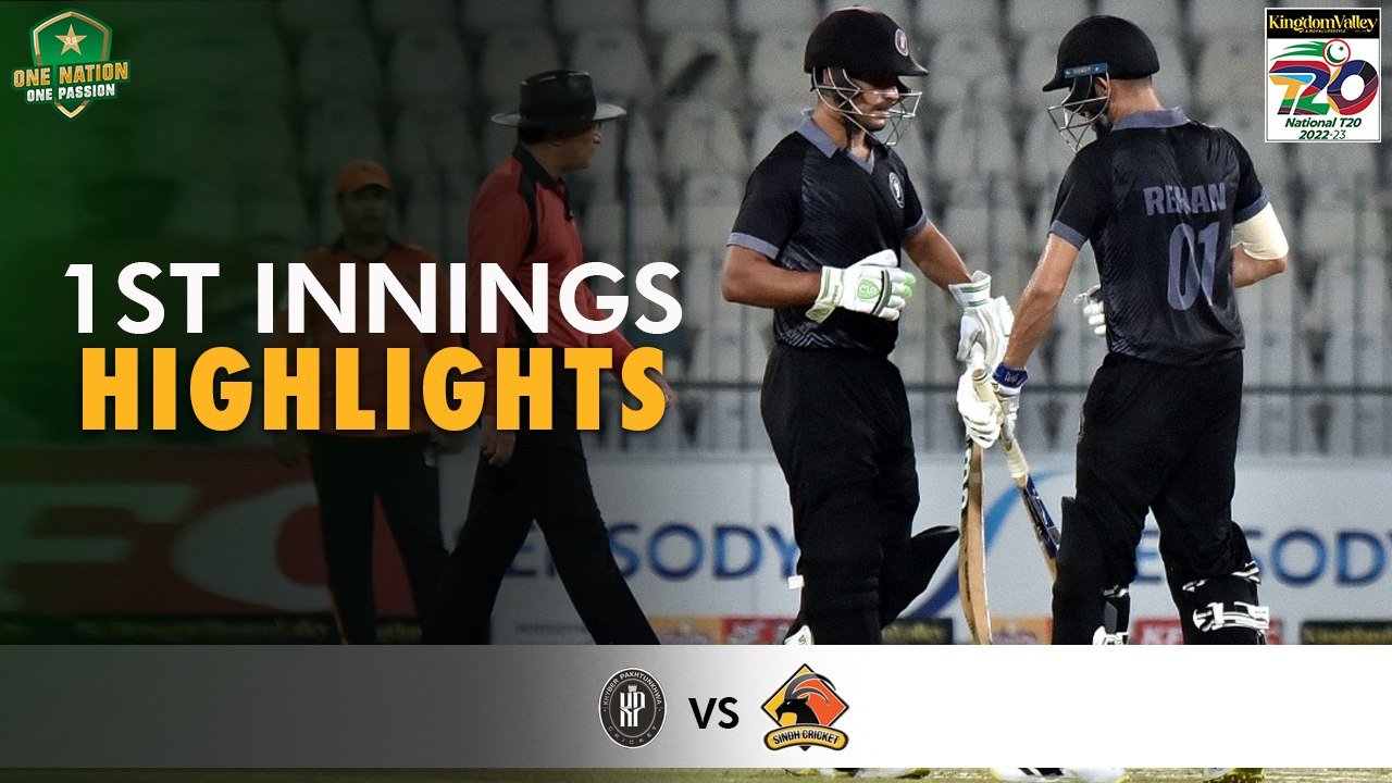 1st Innings Highlights | Khyber Pakhtunkhwa vs Sindh | Final Match 33 | National T20 2022 | PCB | MS2T