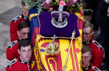 Queen Elizabeth’s coffin has been interred at St George’s Chapel