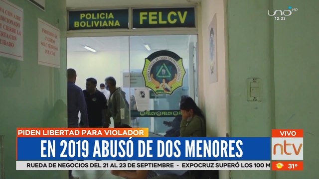 Un hombre que violo a dos menores busca libertad