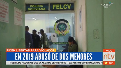 Un hombre que violo a dos menores  busca libertad