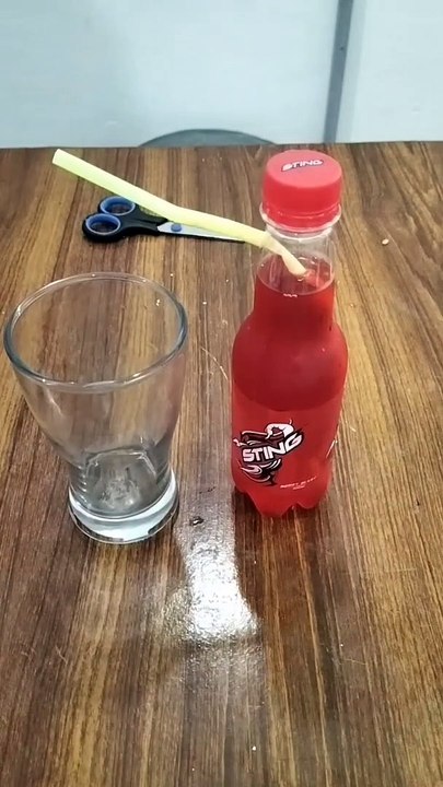 balloon and sting bottle.