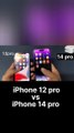 iPhone 12 pro vs iPhone 14 pro #iphone12pro #iphone14pro #iphone12provsiphone14pro #tech