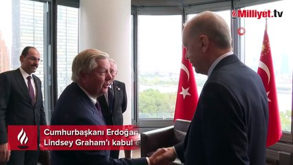 Cumhurbaşkanı Erdoğan, ABD’li Senatör Lindsey Graham’ı kabul etti