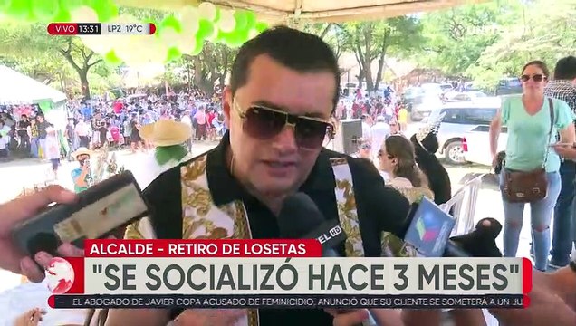 Alcalde dice que el cambio de losetas se hizo conocer hace tres meses