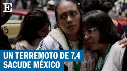 Imágenes del seísmo de 7,4 en Ciudad de México