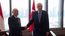 Cumhurbaşkanı Erdoğan, Yemen Başkanlık Konseyi Başkanı Alimi'yi kabul etti