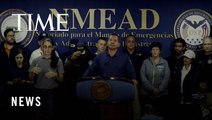 Governor Pedro Pierluisi Holds News Conference After Hurricane Fiona Makes Landfall In Puerto Rico
