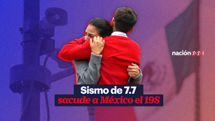 Sismo de 7.7 sacude a México el 19S